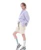 Seinteukeulu Comfortable Modern Cargo Shorts Cm-1200C Cream