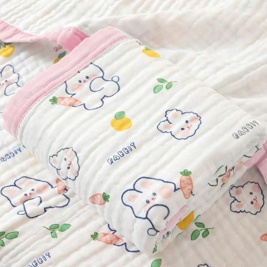Six-Layer Pure Cotton Baby Bath Towel & Blanket