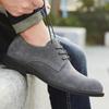 Plus Size Men Flats Suede Leather Men Shoes Comfortable Casual Oxford Shoes For Men Footwear