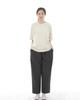 Seinteukeulu Wide Ankle Drop Fatigue Pants Waf-319 Dark Gray
