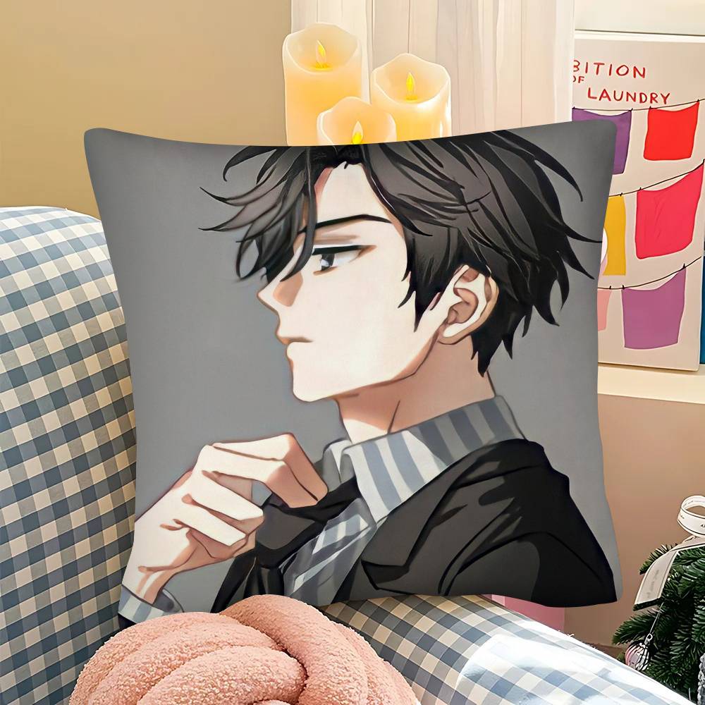 1Pc Mystic M-Messenger 707 Jumin Han Pillow Case Fashion Square Pillowcase Bedroom Sofa Room Ins Decoration Leisure