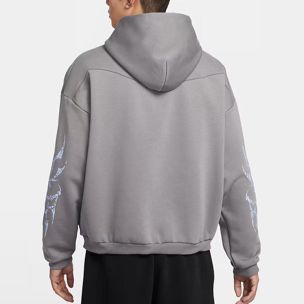 Nike Sportswear Club Fleece Pullover Hoodie Men's Black White IF1555-015