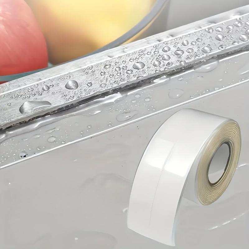 1PC Transparent Kitchen Bathroom Sealing Tape - Self-adhesive Waterproof and Mildew-proof Caulking Strip