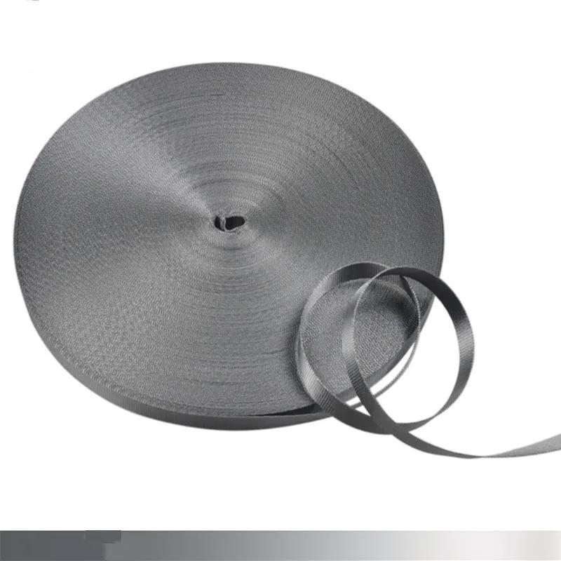 Meetee 45Meters 10-20mm Colored Nylon Webbing Tape Handbag Strap Ribbon Gift Packing Decoration Band Sewing Garment Accessories