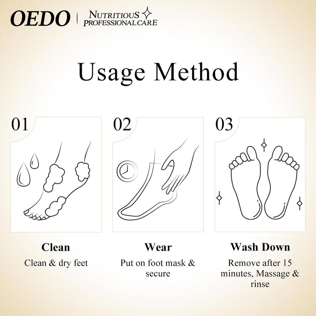 OEDO Маска-пилинг для ног
