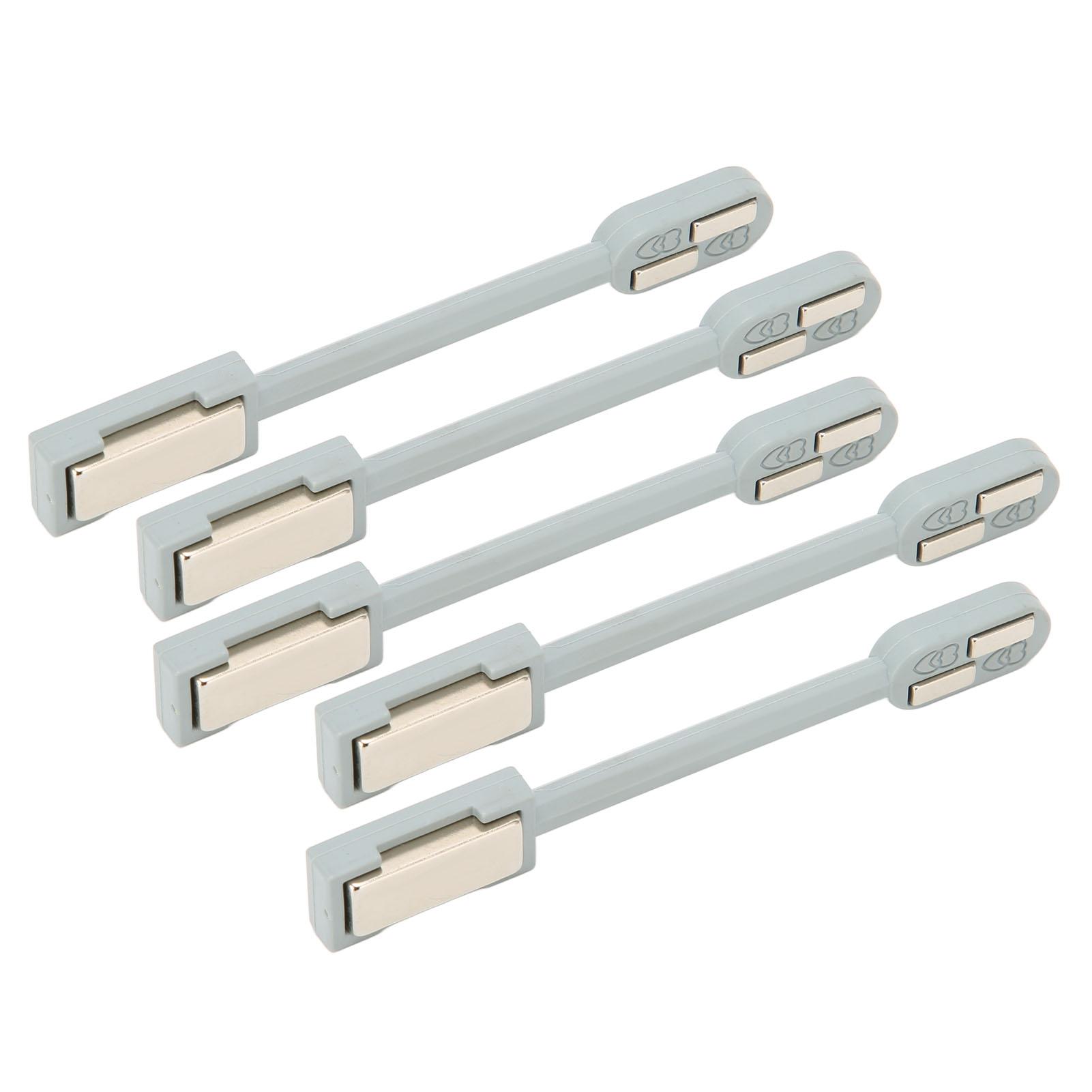 

5 шт. Магнитная палочка для нейл-арта Профессиональная для дома, салона, DIY Двусторонняя магнитная палочка для ногтей для геля