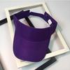 Korean Women's Quick-Dry Sports Visor: Solid Color, Sun Protection for Summer