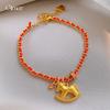 New Chinese style red braided rope natal year pony pendant bracelet bracelet personalized jewelry