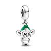 925 Silver Elephant,Dog,Bear,Mouse Bead Pendant Suitable for European Bracelet DIY Exquisite Jewelry