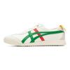 ONITSUKA TIGER Mexico 66 Leder Sport Bequem Rutschfest Verschleißfest Low-Top Freizeitschuhe Unisex Sneaker Weiß Rot Grün 1183B889-103