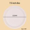 Biodegradable Thickened Starch Plastic Round Plates for Fruits, Cakes, and Desserts.