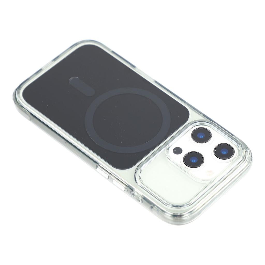 For iPhone 16 Pro Max Case Compatible with MagSafe 2 in 1 Clear TPU Acrylic Shockproof Phone Cover