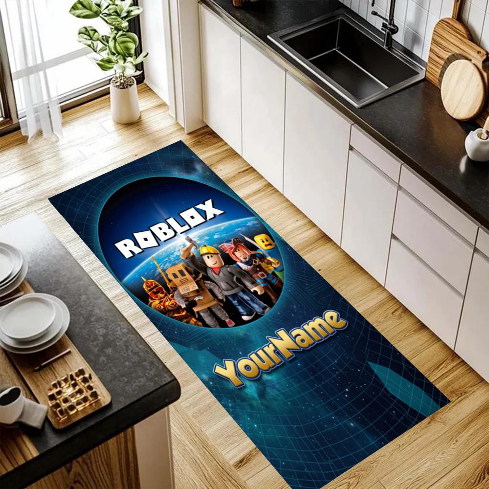 Roblox Customize Your Name Kitchen Rug Runner Rug Laundry Mat Hallway Entryway The Best Gift Choice