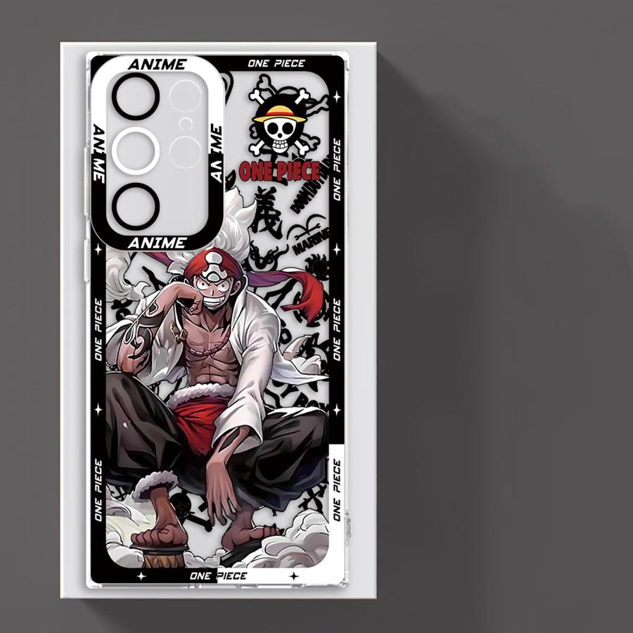 

Clear Phone Cover Case for Samsung Galaxy S23 Ultra S20 Plus S25 Edge Note 20 Ultra 10 S22 FE S24 S21 One Piece Luffy Cool Galaxy S20+