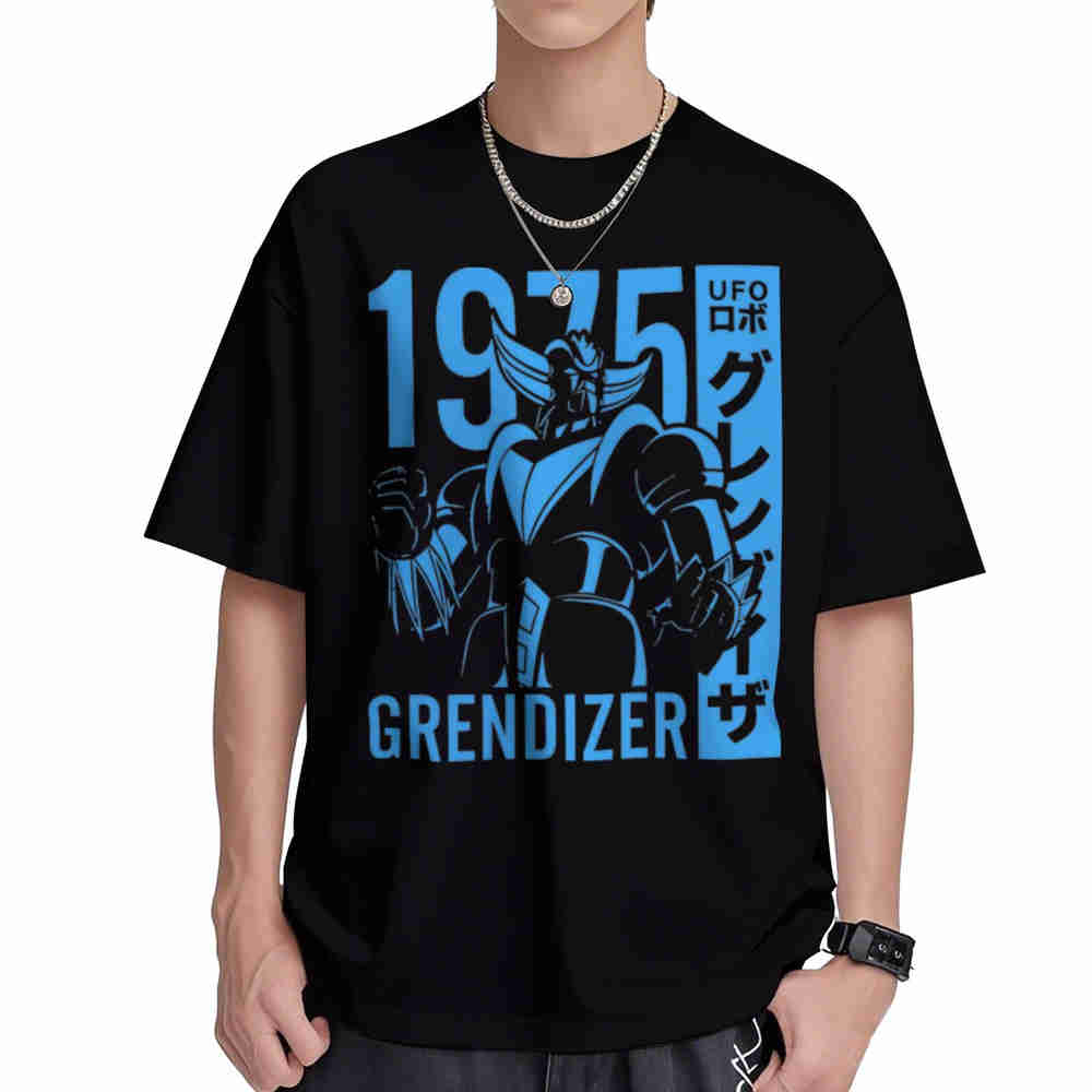 Grendizer UFO Robo Anime Short Sleeve Tee Cotton TShirt