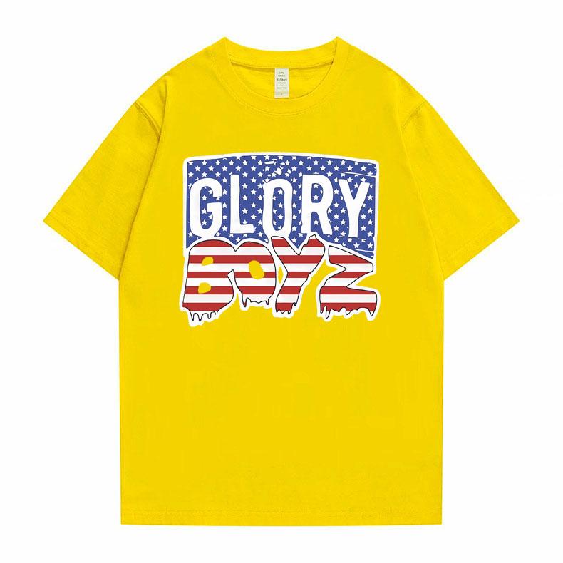 Rapper Chief Keef Glory Boyz T-Shirt Herren Damen Hip Hop Übergroßes T-Shirt Männlich Vintage Kurzarm Herren Lässige Lockere T-Shirts