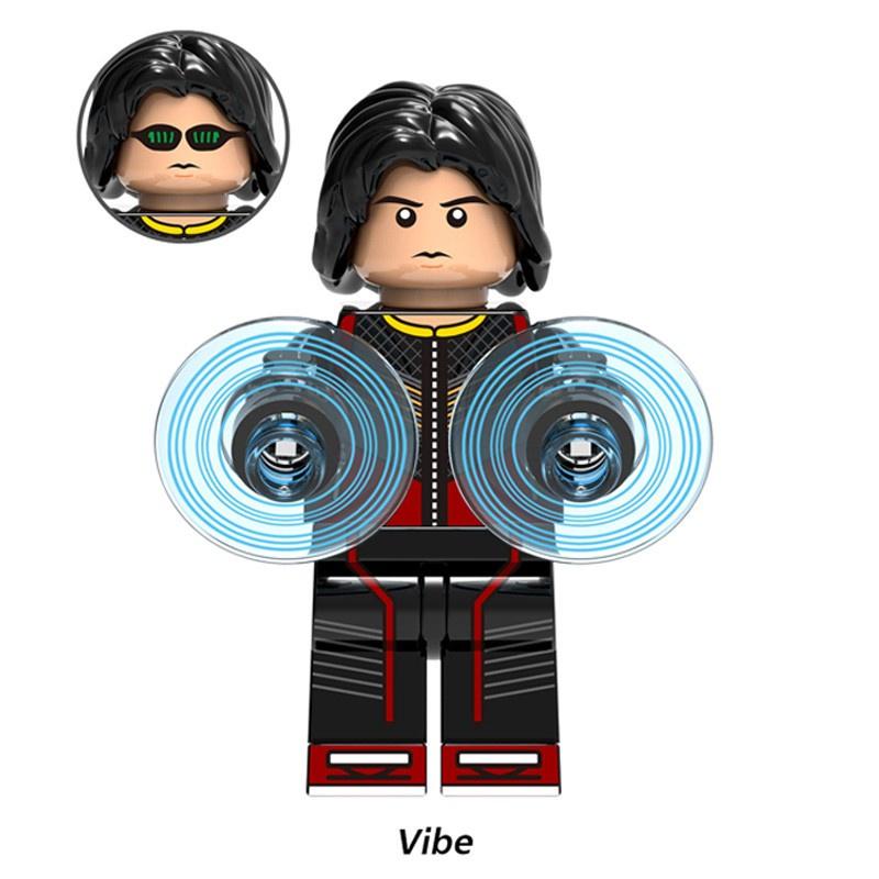 DC Comics Figurine Jouet Flash Minifigurines Éducatif Deadshot Vibe Blocs Briques Jouets X0188