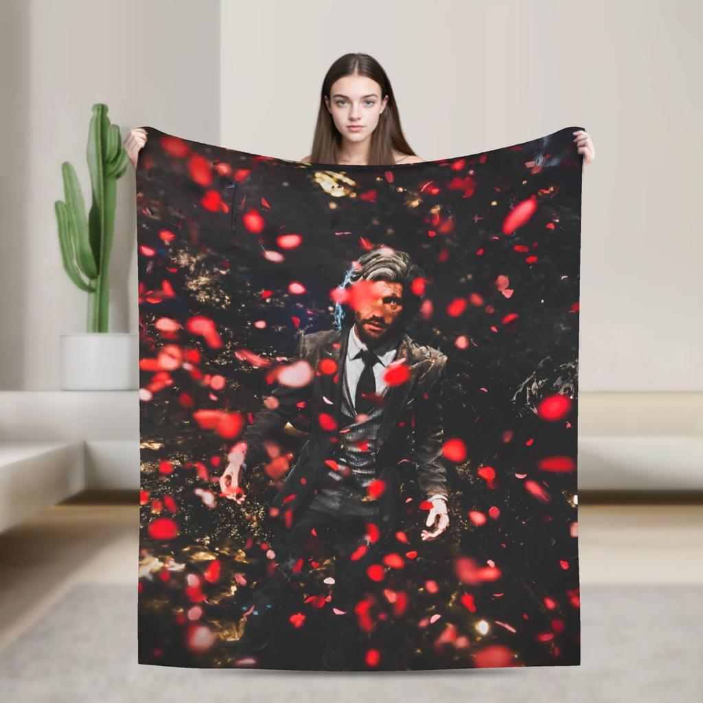 Clair Obscur Expedition 33 Maelle Plaid Kwaliteit Super Zacht Beddengoed Plaids Winter Picknick Slaapkamer Patroon Sprei