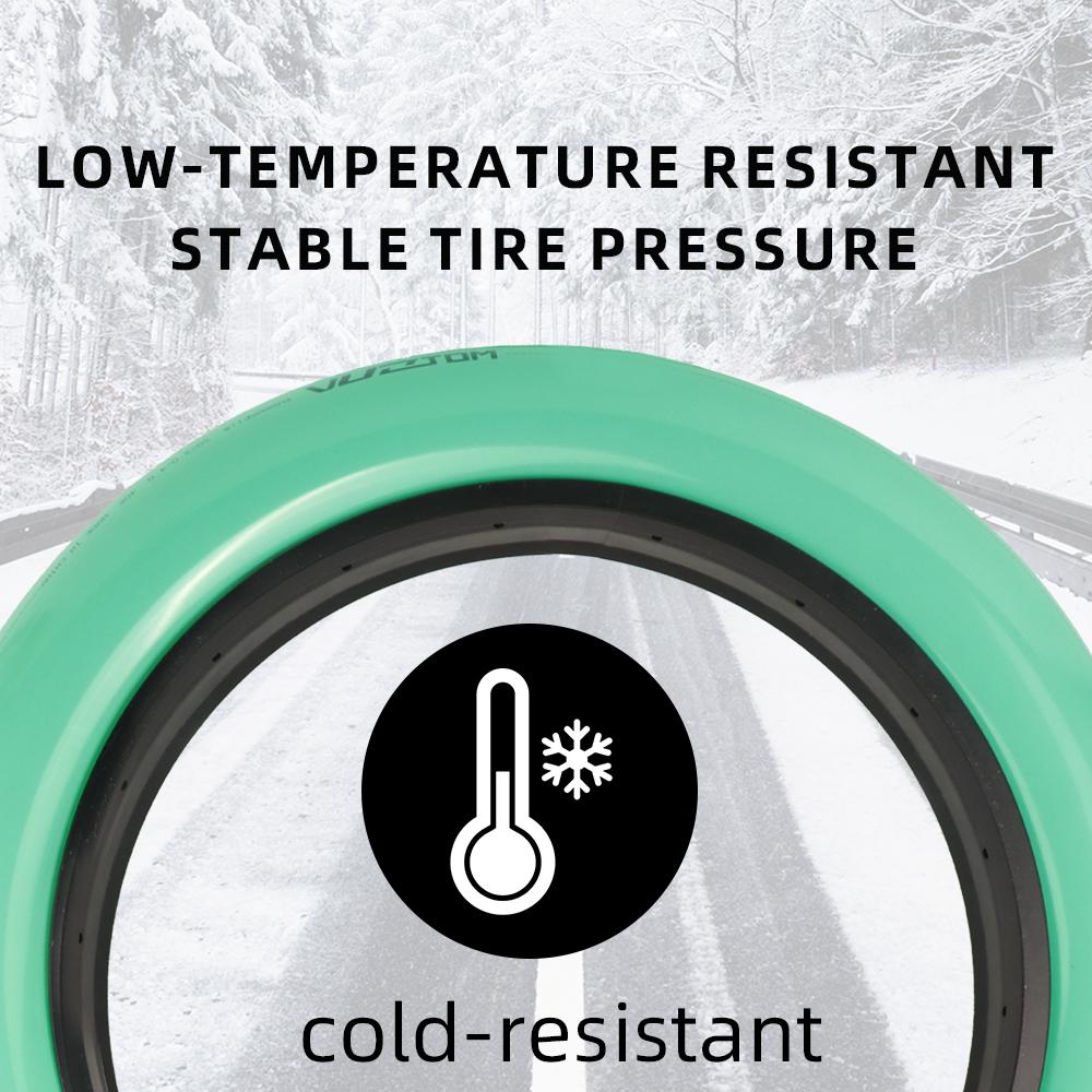 Winter Bike TPU Inner Tube Lightweight Durable Anti-Puncture Wide 26/27.5/29 Inch 3.0/4.0 Width for Snow Beach Off-Road Riding