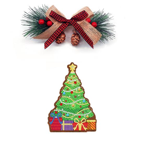 1 Set DIY Diamantmalerei Weihnachtsanhänger steigern die Kreativität und reduzieren Stress