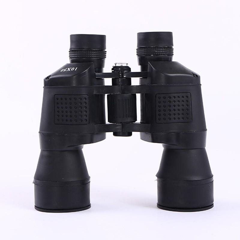 10x50 Binoculars With Porro Prism System Rubberized Grip Comfortable Handling Birdwatching Hiking Outdoor Use