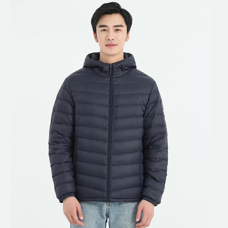LSH1805 Легкая мужская пуховая куртка с капюшоном - Осенне-зимняя коллекция 195