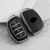 Car Key Case Cover for Hyundai Tucson Santa Fe Rena Sonata Elantra Creta Ix35 Ix45 I10 I30 I40 TPU 4 Buttons Fob Shell Protector