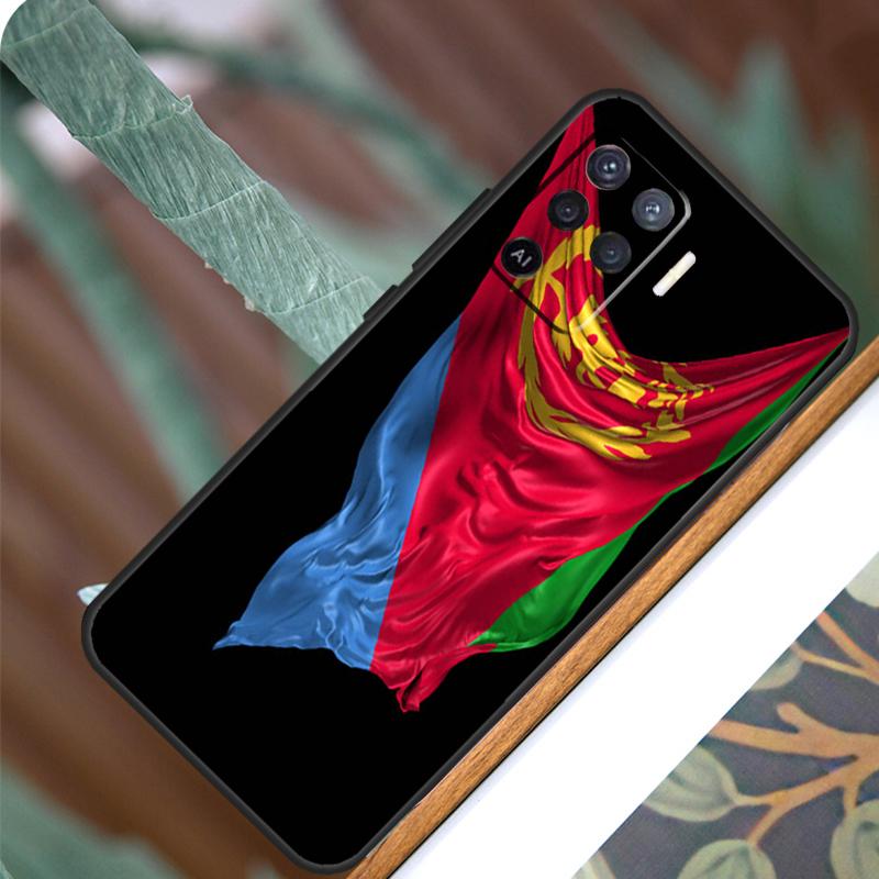 Eritrea Flag For OPPO A53S A57S A54S A38 A78 A58 A79 A15 A17 A77 A16 A76 A96 A52 A72 A5 A9 A94 A74 Case