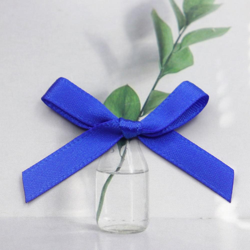 0,6 cm polyesterová stuha, ručně vázaná malá mašle, DIY oděvní doplňky, barevná popruhová mašle