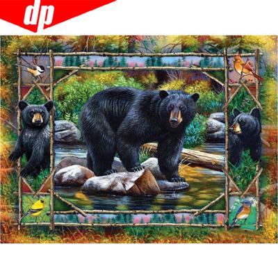 Diamantmalerei Bär Strass Mosaik Tier 5D DIY Diamant Stickerei