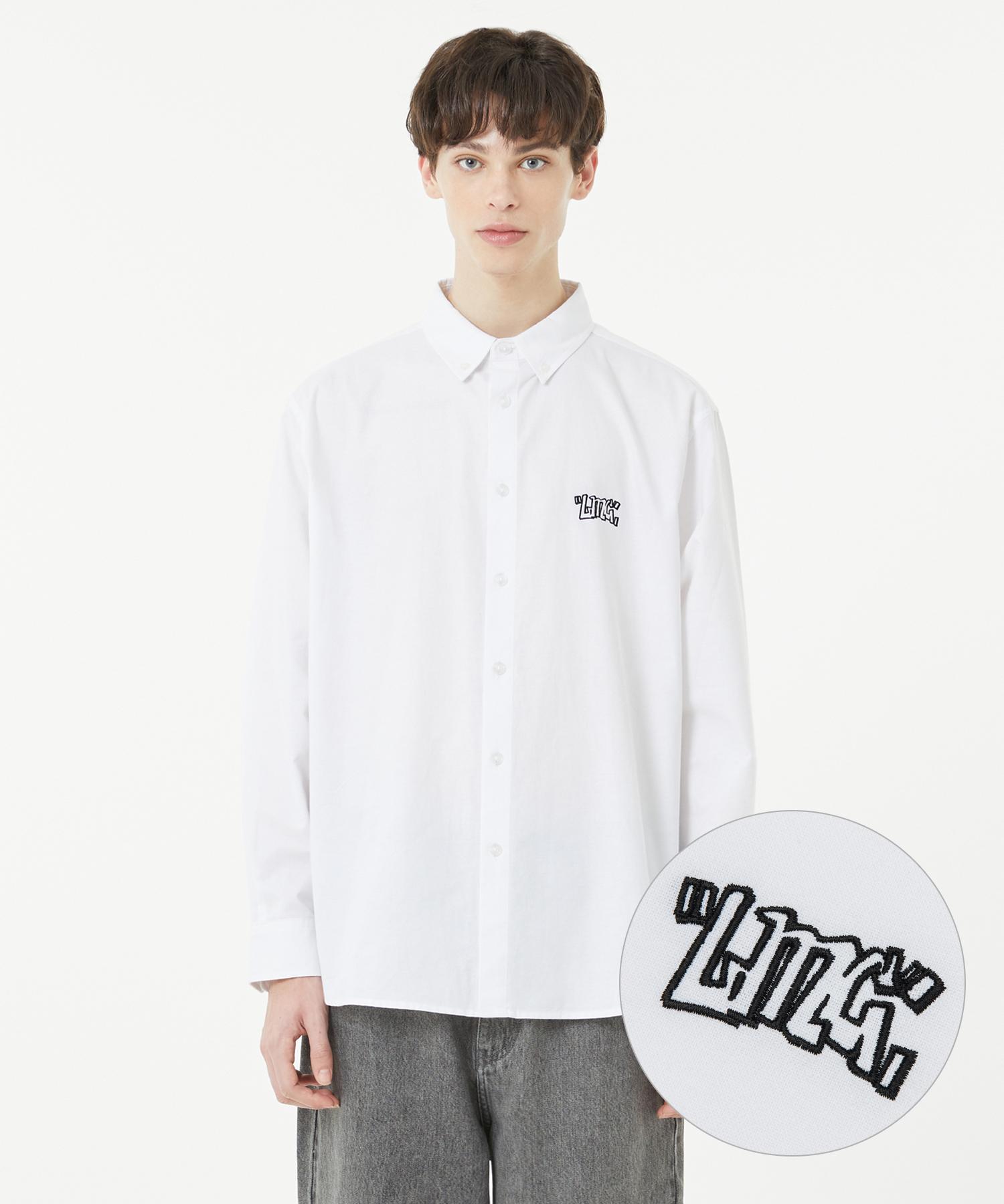 Lmc Graffiti Оксфордская рубашка Белая White/M