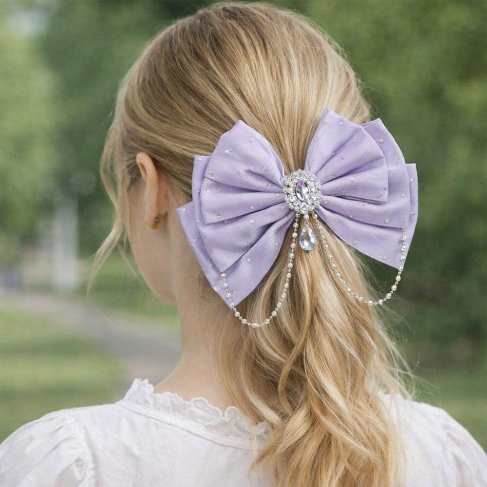 Big Bows Hair Clips Princess Hair Barrettes New Hair Ribbon  Children Gifts