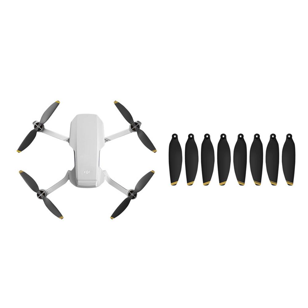 2Pair RC Drone 4726F Propeller Replacement Noise Reduction Fit for      (White Black )