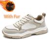 Fashion Autumn Winter Men Casual Shoes Soft Leather Man Sneaker Hot Sale Mens Hiking Shoes Leisure Walk Treking Footwear Tenis Masculino