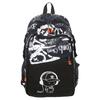 New Music Astronaut Backpack Junior High School College Students Graffiti Print Large Capacity Men and Women Backpack