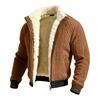Men's Retro Printed Lined Hooded Jacket for Winter Outdoor Activities