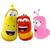 3 Pcs Larva Plush Toys Yellow Insect Red Insect Cartoon Larva Toys Stuffed Doll 9 Inches
