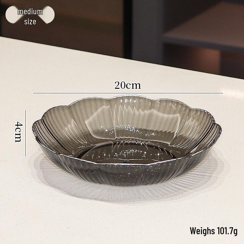 2023 Drenajlı Lüks Meyve ve Atıştırmalık Kasesi - Sehpa İçin Zarif ve Geniş