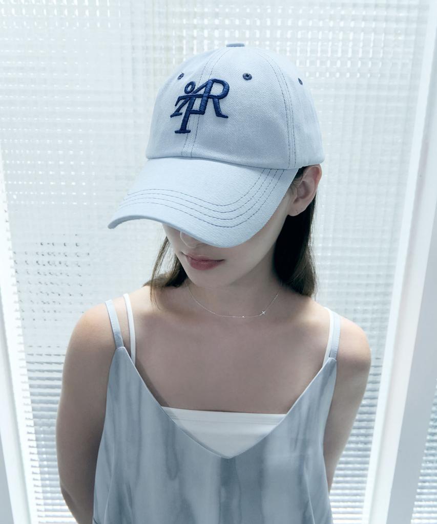 Oateu Signature Typo Stitch Cap [Light Blue]