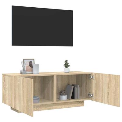 Vidaxl Szafka Pod Telewizor, Dąb Sonoma, 100X35X40 Cm