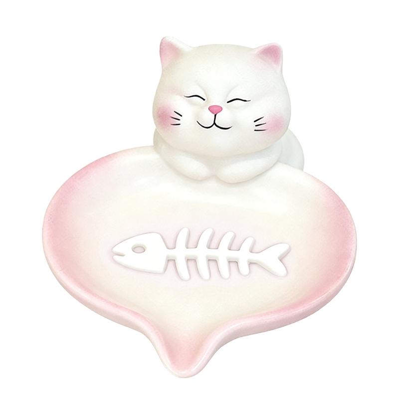 Cute Kitten Soap Storage Rack With Drain For Fast Drainage Keep The Soap Dry Soap Dish Creative Soap Dish 1