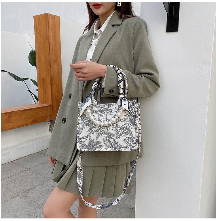 2023 Women's Large Capacity Embroidery Tote Bag – Cotton Linen Canvas Shoulder Handbag