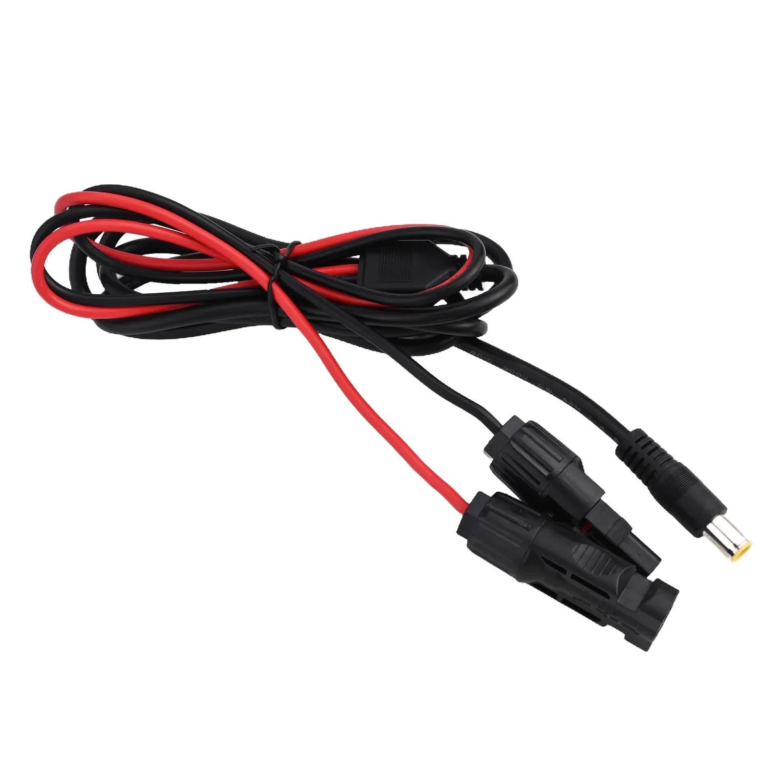

180CM Length DC 8MM Adapter Cable Polarity Marked 12AWG Wire 200Watt Support 36Volt 13Amps Female Positive Red For Camping China Mainland