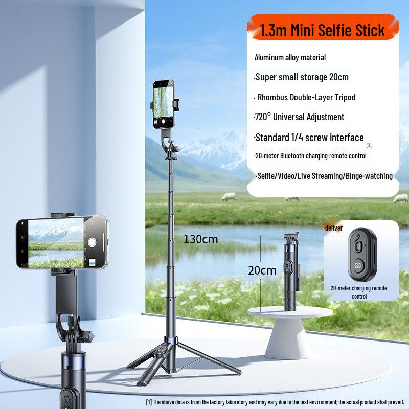 Portable 360° Mobile Tripod for Outdoor Photography and Live Broadcasting