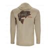 Mens Womens Quick-Dry UV Protection Hooded Fishing Shirt Long Sleeve Breathable Outdoor Performance Top