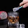 Silicone Head Stainless Steel Food Ice Cube Clip Non-Slip Mini Sugar Dessert Clamp Barbecue Bread Tongs Coffee Bar Utensils