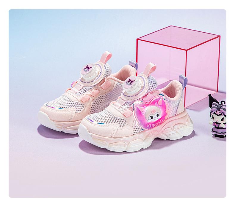Kaiti Cat Children's Shoes Cute Cartoon Lighting Shoes 2026 Spring/Summer Girls' New Thick Bottom Dad Shoes