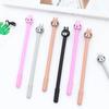 1pcs Hot Sale Rabbit Head 0.5mm Black Ink  Smooth Gel Ink Pen Student Stationary