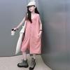 Ärmellose Baumwoll-Leinen-Overalls für Mädchen - Trendiger Koreanischer Stil Weite Beinshorts für den Sommer