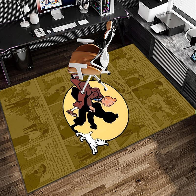 Adventure In The City Office Rug Chair Mat, Game Carpet, Suitable for Front Door, Bedroom, Living Room, Desk, Holiday Gift